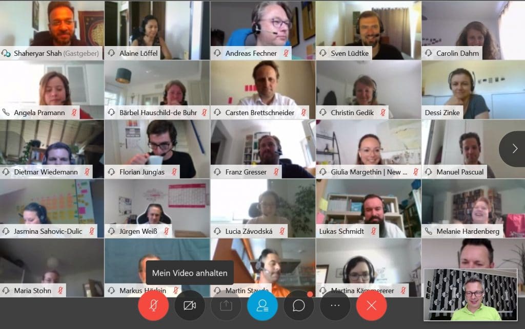 Closing des Agilista Barcamps 2020 der Deutschen Telekom